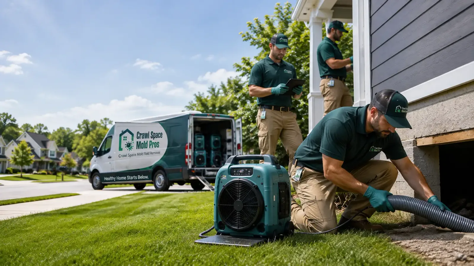 Crawl Space Mold Removal in Denham Springs, LA
